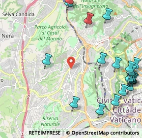 Mappa Via Nicola Canali, 00168 Roma RM, Italia (3.1115)