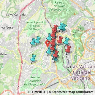 Mappa Via Nicola Canali, 00168 Roma RM, Italia (1.2565)