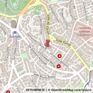 Mappa Via Antonio Bertoloni, 55, 00197 Roma, Roma (Lazio)