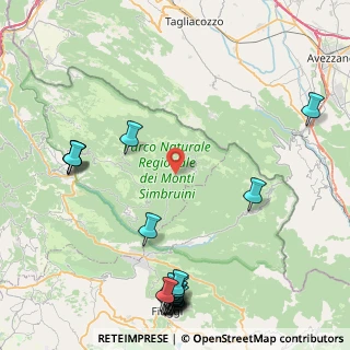 Mappa Via Salvo D'Acquisto, 00020 Vallepietra RM, Italia (12.832)