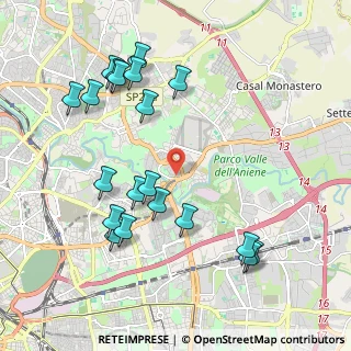 Mappa Via Scalia Beltrami, 00156 Roma RM, Italia (2.3625)