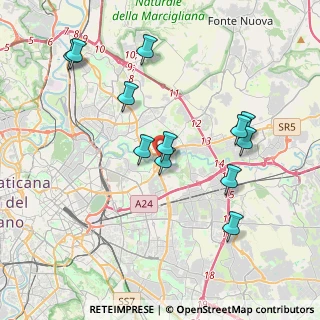 Mappa Via Scalia Beltrami, 00156 Roma RM, Italia (4.125)
