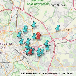 Mappa Via Scalia Beltrami, 00156 Roma RM, Italia (3.878)