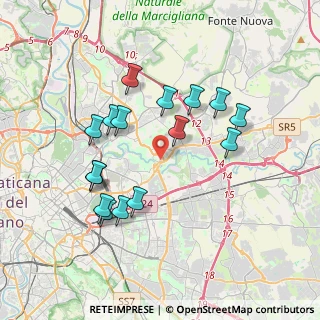 Mappa Via Scalia Beltrami, 00156 Roma RM, Italia (3.7475)