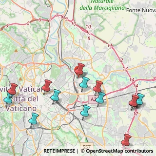 Mappa Via Ferruccio Zambonini, 00158 Roma RM, Italia (6.43938)