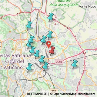 Mappa Via Ferruccio Zambonini, 00158 Roma RM, Italia (3.74154)