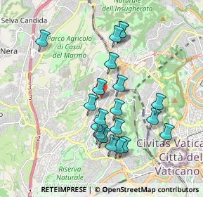 Mappa Via di Val Favara, 00168 Roma RM, Italia (1.8705)