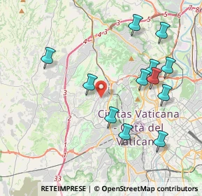 Mappa Via di Val Favara, 00168 Roma RM, Italia (4.4375)
