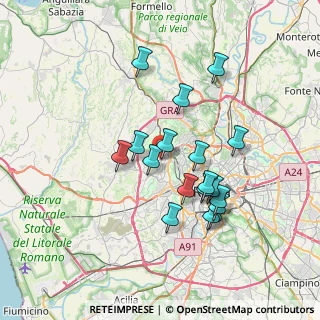 Mappa Via Ernesto Lugaro, 00168 Roma RM, Italia (6.78278)