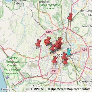 Mappa Via Ernesto Lugaro, 00168 Roma RM, Italia (5.67357)