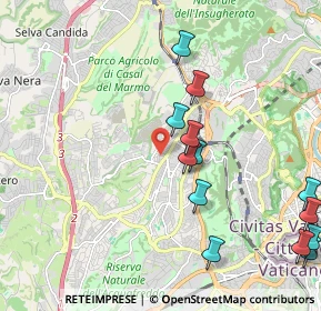 Mappa Via Ernesto Lugaro, 00168 Roma RM, Italia (2.57615)