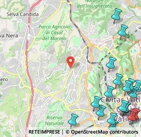 Mappa Via Ernesto Lugaro, 00168 Roma RM, Italia (3.71579)
