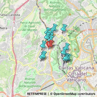 Mappa Via Giovanni Zenatello, 00168 Roma RM, Italia (1.25625)