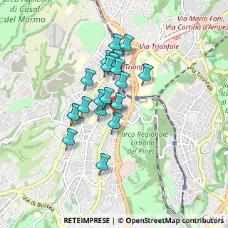 Mappa Via Giovanni Zenatello, 00168 Roma RM, Italia (0.72)