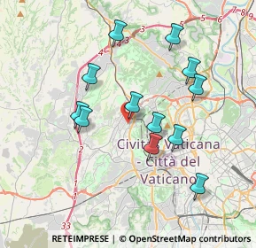 Mappa Via Giovanni Zenatello, 00168 Roma RM, Italia (3.6625)