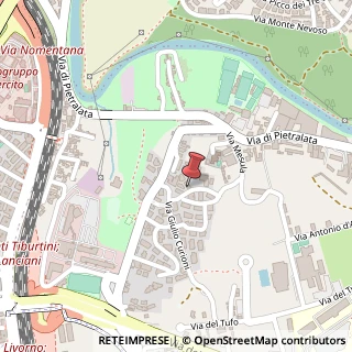Mappa Via Ferruccio Zambonini, 23, 00158 Roma, Roma (Lazio)