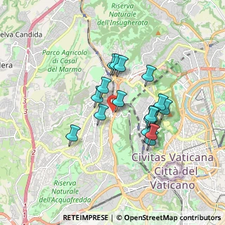 Mappa Via Sorelle Marchisio, 00168 Roma RM, Italia (1.47824)