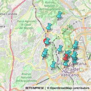 Mappa Via Sorelle Marchisio, 00168 Roma RM, Italia (2.30938)