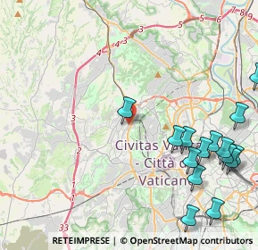 Mappa Via Sorelle Marchisio, 00168 Roma RM, Italia (5.80467)