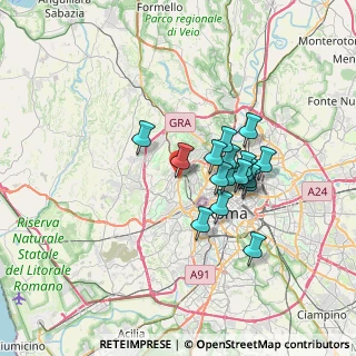 Mappa Via Sorelle Marchisio, 00168 Roma RM, Italia (5.84647)