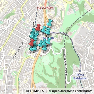 Mappa Via Enrico Pezzi, 00168 Roma RM, Italia (0.319)