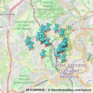 Mappa Via B. Barbiellini Amidei, 00168 Roma RM, Italia (1.3565)