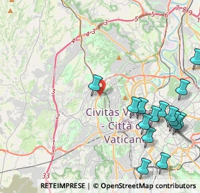 Mappa Via B. Barbiellini Amidei, 00168 Roma RM, Italia (5.63)