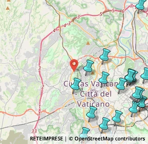 Mappa Via B. Barbiellini Amidei, 00168 Roma RM, Italia (6.3675)