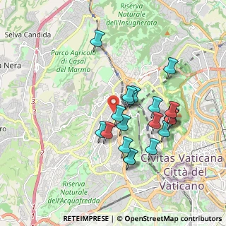 Mappa Via Guglielmo Sirleto, 00168 Roma RM, Italia (1.7485)