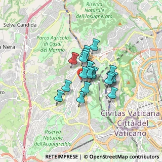 Mappa Via Guglielmo Sirleto, 00168 Roma RM, Italia (1.076)