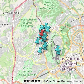Mappa Via Guglielmo Sirleto, 00168 Roma RM, Italia (0.9)
