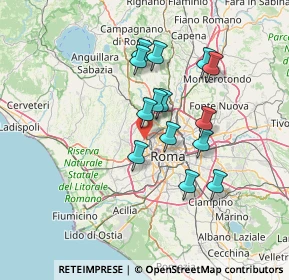 Mappa Via Guglielmo Sirleto, 00168 Roma RM, Italia (12.355)