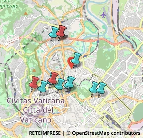 Mappa Via Ruggero Bacone, 00197 Roma RM, Italia (1.745)