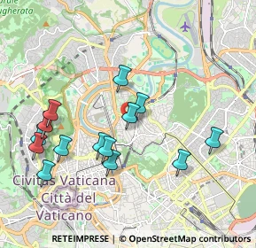 Mappa Via Ruggero Bacone, 00197 Roma RM, Italia (2.095)