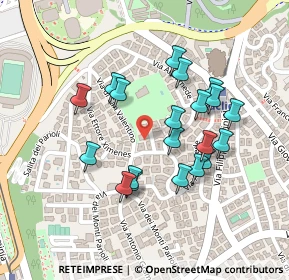 Mappa Via Ruggero Bacone, 00197 Roma RM, Italia (0.2165)