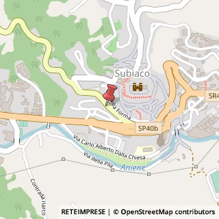 Mappa Viale della Repubblica, 22, 00028 Subiaco, Roma (Lazio)