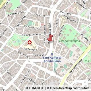 Mappa Viale Eritrea, 9, 00199 Roma, Roma (Lazio)