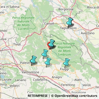 Mappa Via dei Tufelli, 00028 Subiaco RM, Italia (12.67636)