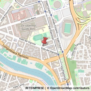Mappa Viale del Vignola, 52a, 00196 Roma, Roma (Lazio)