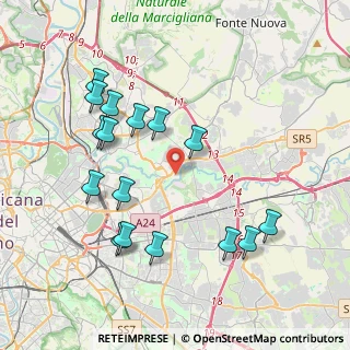 Mappa Via Penne, 00156 Roma RM, Italia (4.39563)