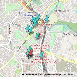 Mappa Via Costantino Maes, 00162 Roma RM, Italia (0.494)