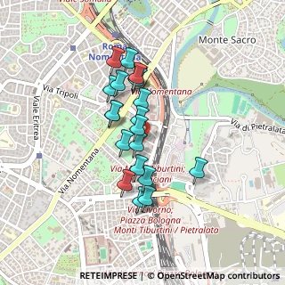 Mappa Via Costantino Maes, 00162 Roma RM, Italia (0.37)