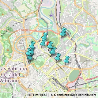 Mappa Via Panama, 00100 Roma RM, Italia (1.44867)