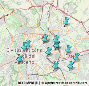 Mappa Via Panama, 00100 Roma RM, Italia (4.02846)