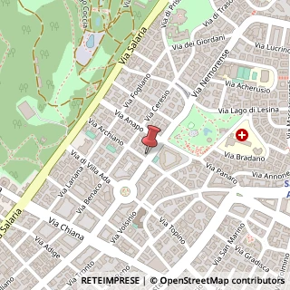 Mappa Via Nemorense, 23, 00199 Roma, Roma (Lazio)
