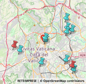 Mappa Via Raffaele Stern, 00196 Roma RM, Italia (4.89917)