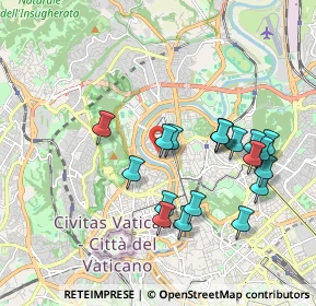 Mappa Via Raffaele Stern, 00196 Roma RM, Italia (1.94105)