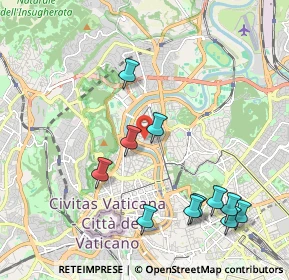 Mappa Via Raffaele Stern, 00196 Roma RM, Italia (2.38091)