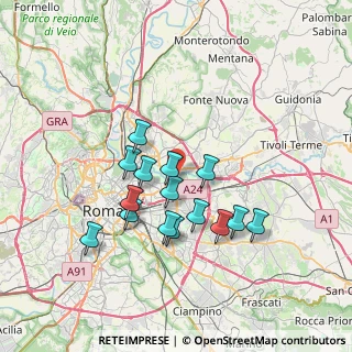 Mappa Tor Cervara, 00156 Roma RM, Italia (6.57067)