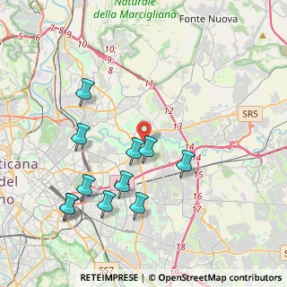 Mappa Tor Cervara, 00156 Roma RM, Italia (4.47182)